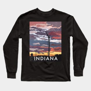 Greetings from Indiana Long Sleeve T-Shirt
